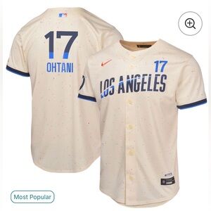 MLB LOS ANGELES DODGERS SHOHEI OHTANI NIKE CITY CONNECT LIMITED JERSEY - CREAM